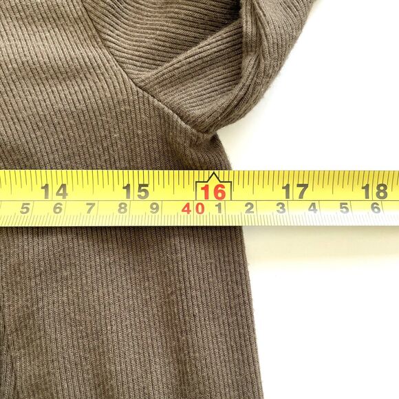 We The Free People Love Valley Long Sleeve High Low Top In Olive Green - Picture 7 of 12